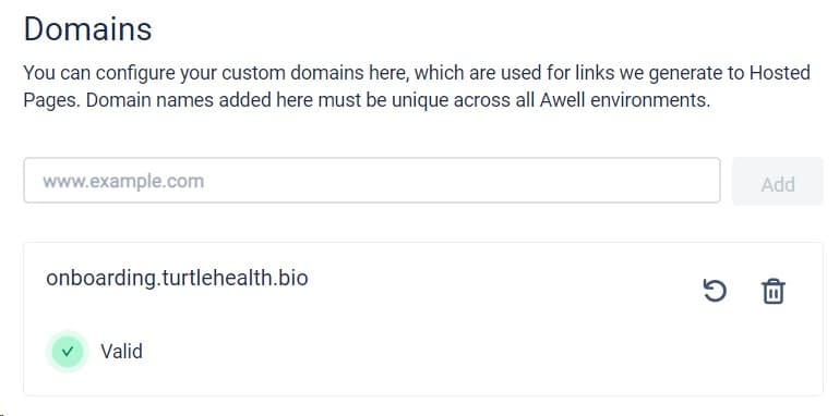Setting a custom domain for Hosted Pages